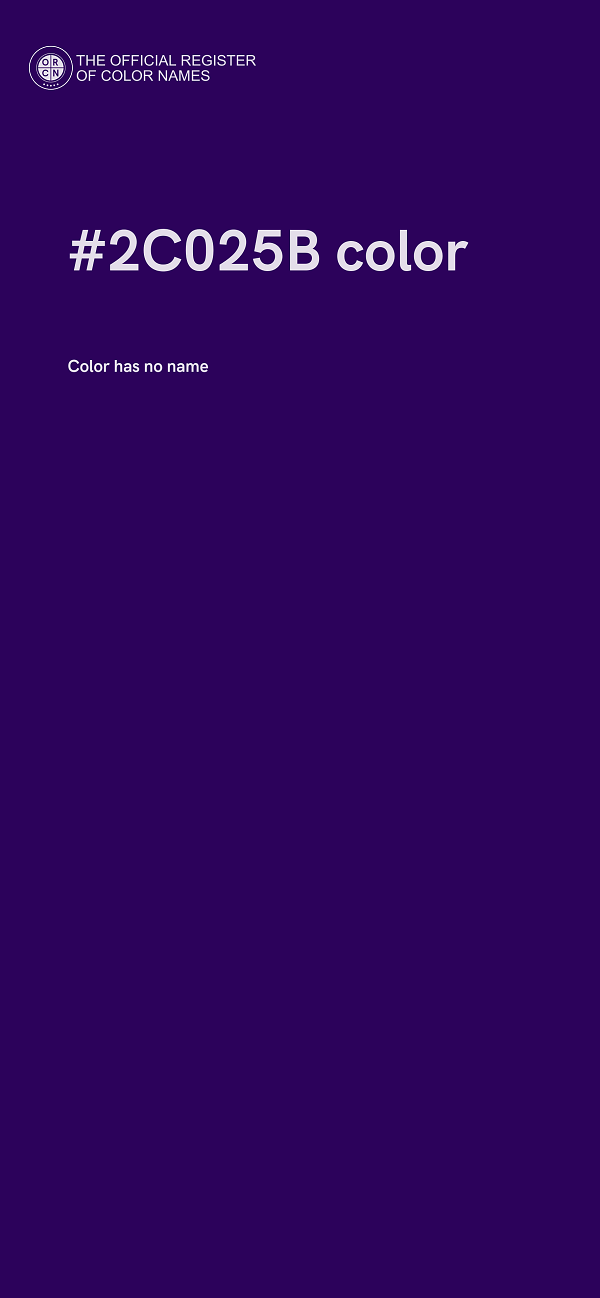 #2C025B color image