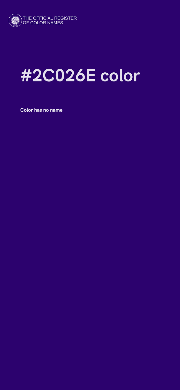 #2C026E color image