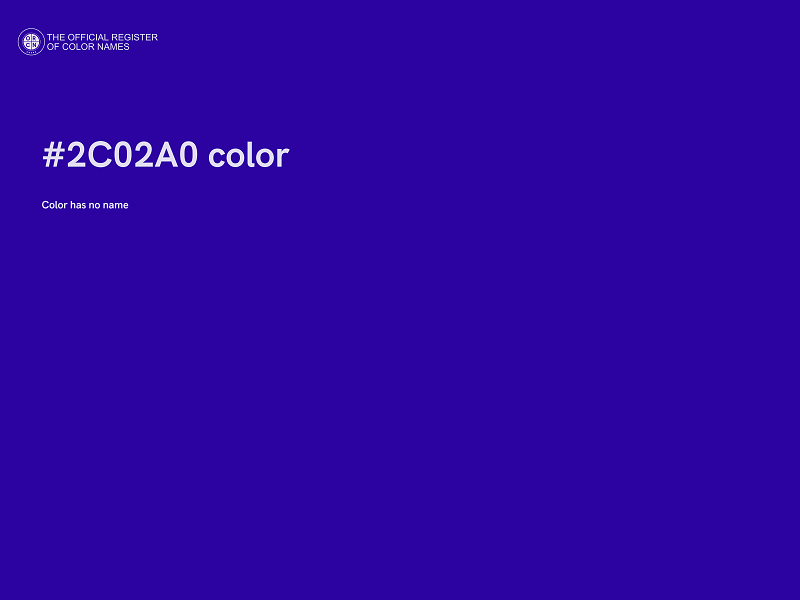 #2C02A0 color image