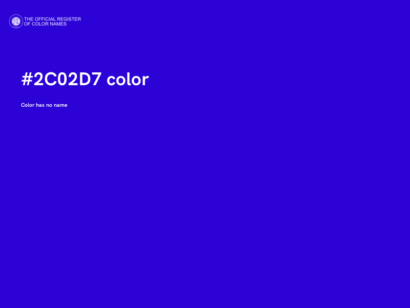#2C02D7 color image