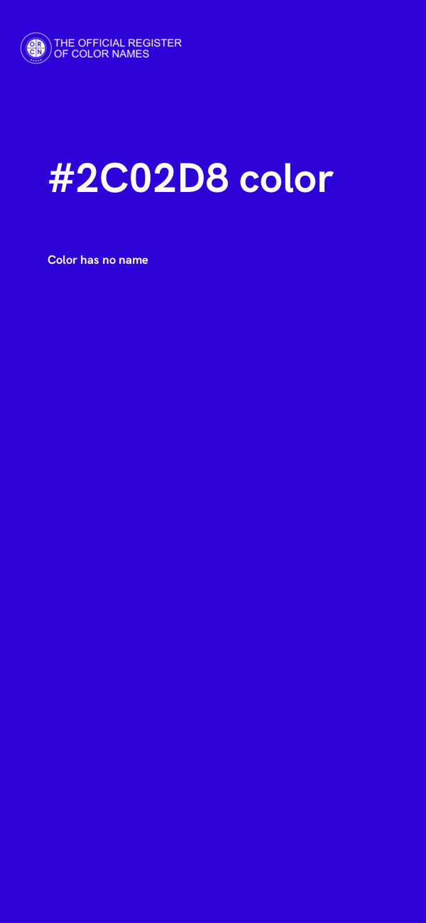 #2C02D8 color image