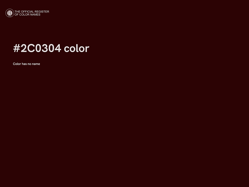 #2C0304 color image