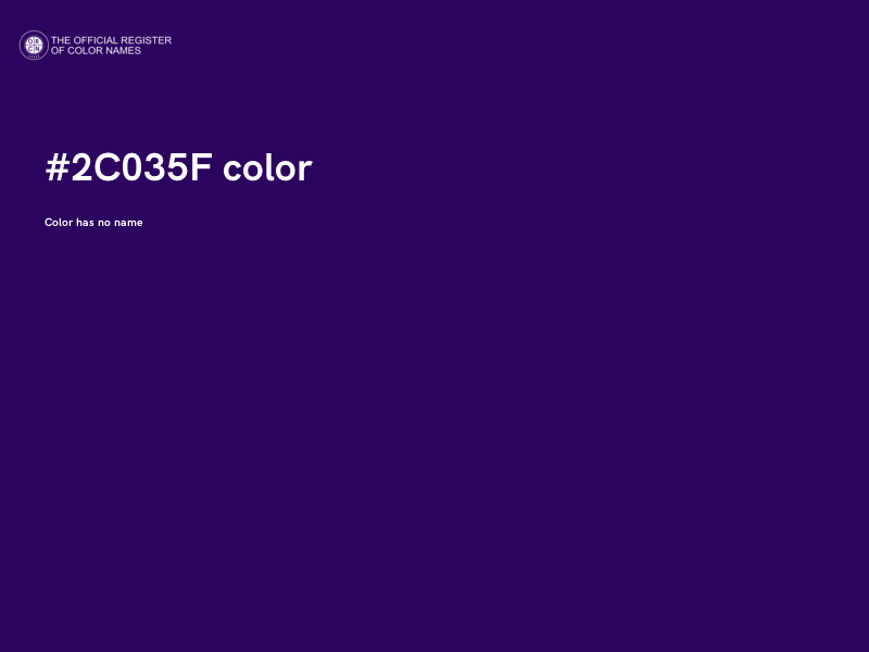 #2C035F color image