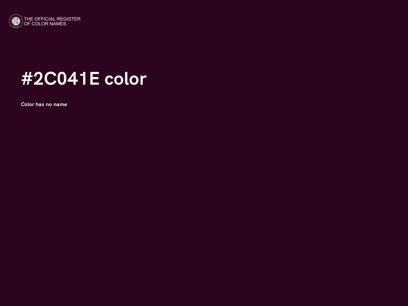 #2C041E color image