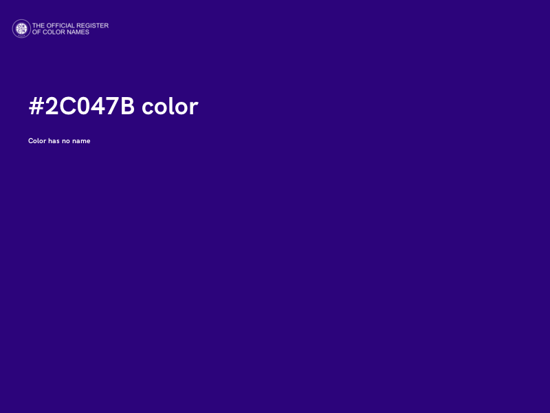 #2C047B color image