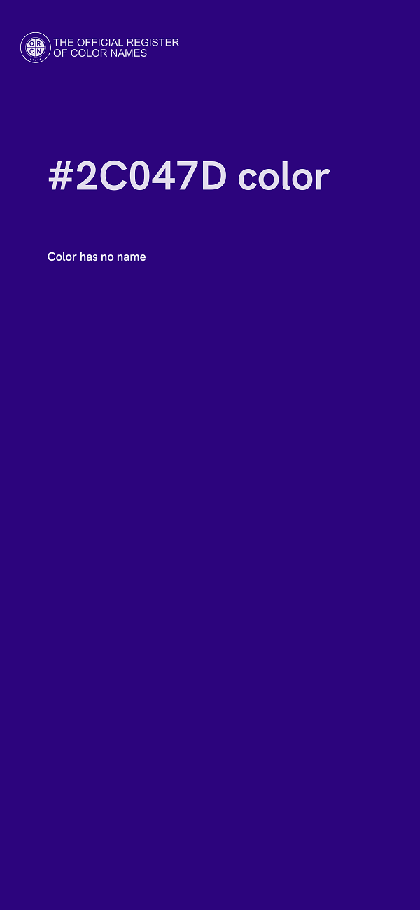 #2C047D color image