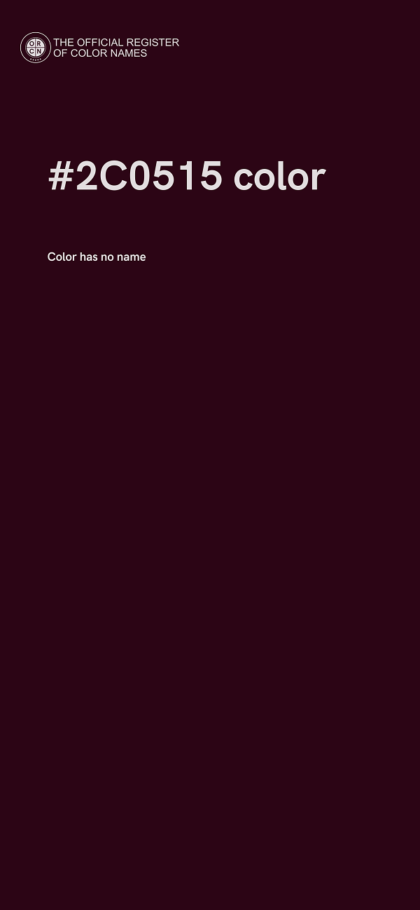 #2C0515 color image