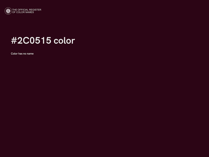 #2C0515 color image