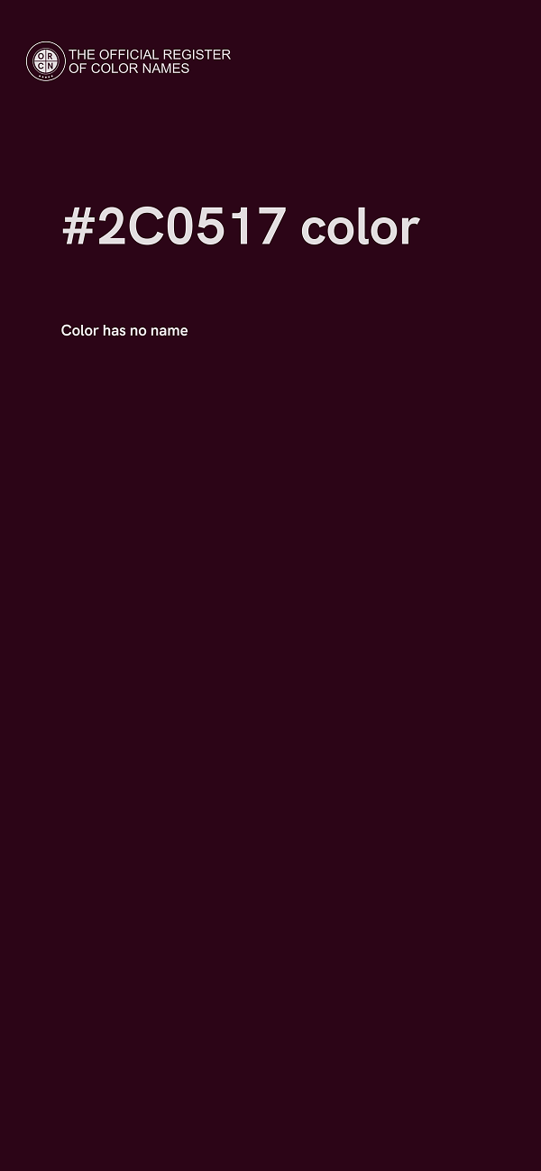 #2C0517 color image