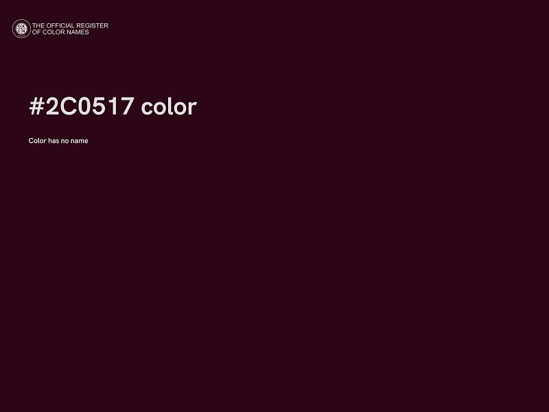 #2C0517 color image