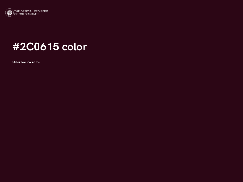 #2C0615 color image