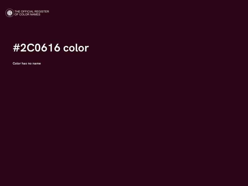#2C0616 color image