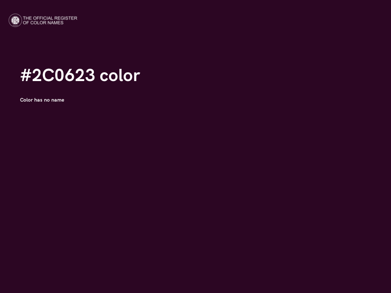 #2C0623 color image