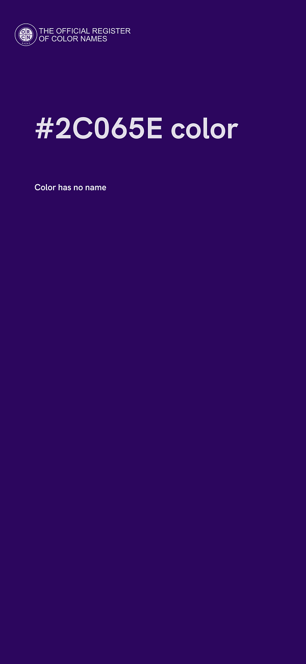 #2C065E color image