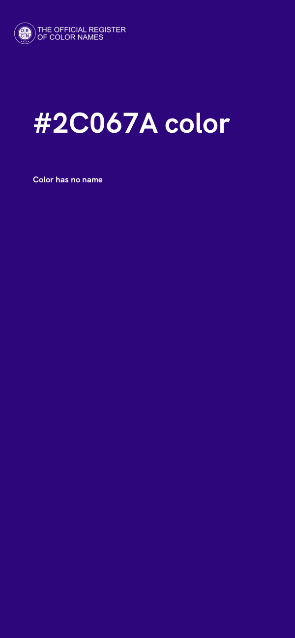 #2C067A color image
