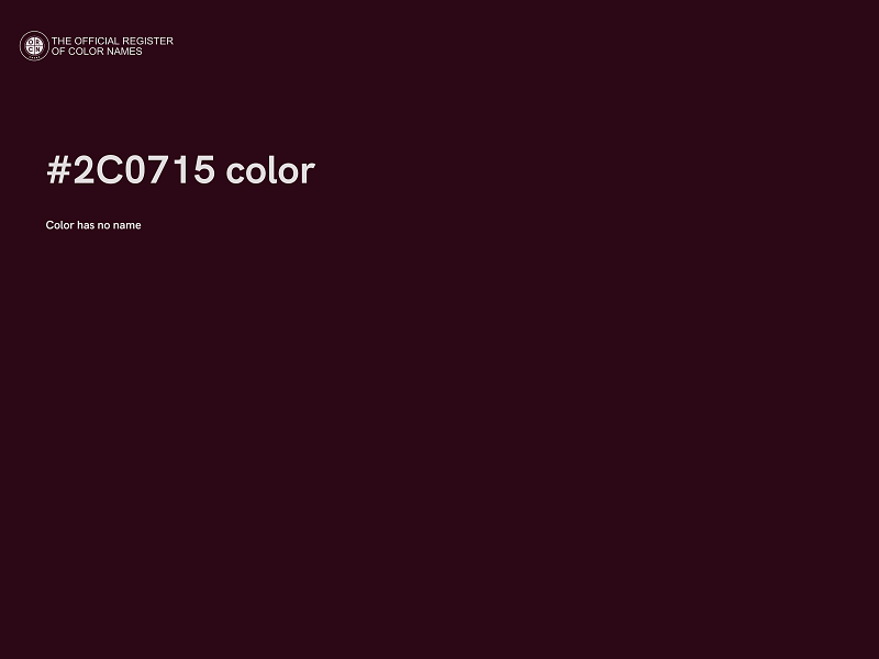 #2C0715 color image