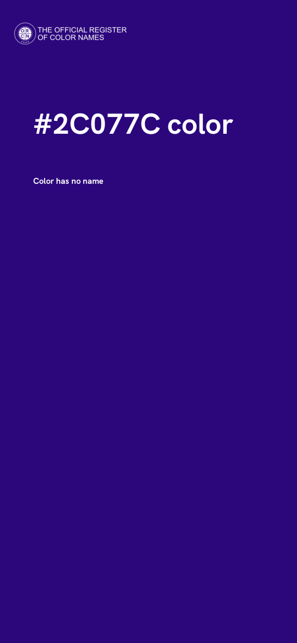 #2C077C color image