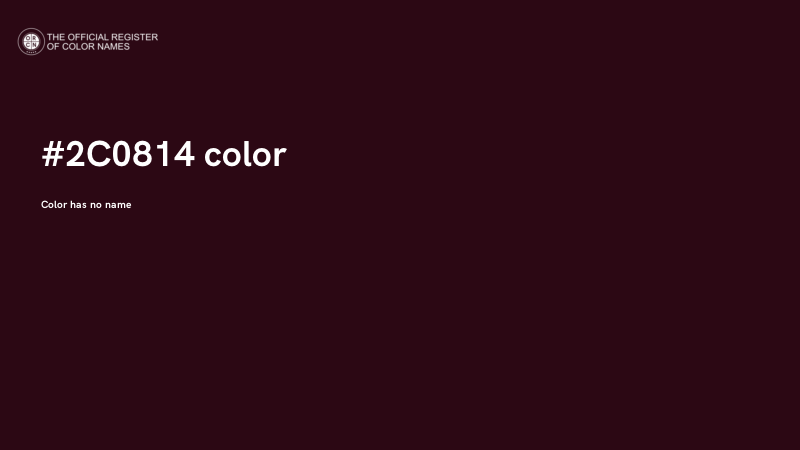 #2C0814 color image