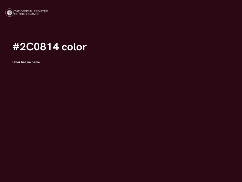 #2C0814 color image