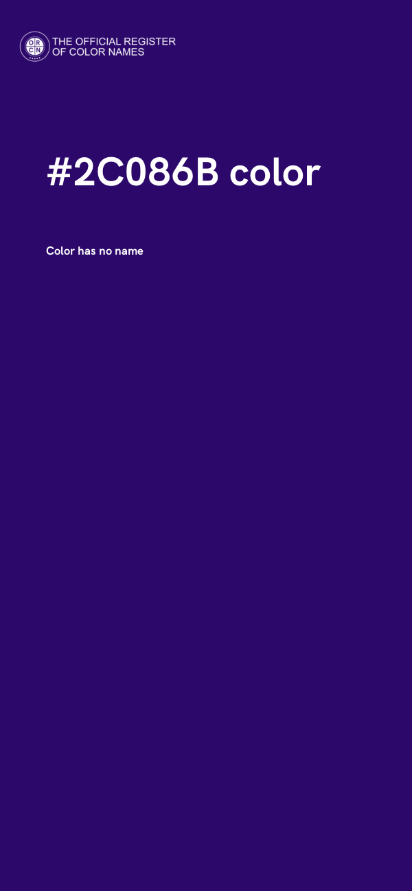 #2C086B color image