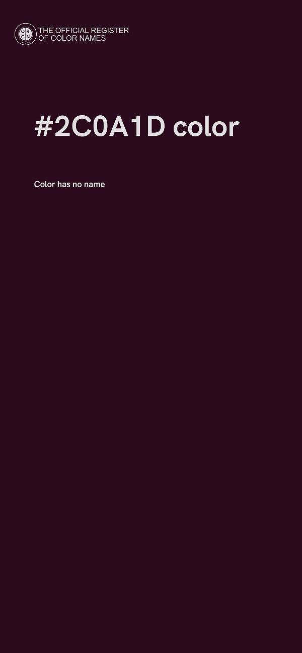 #2C0A1D color image
