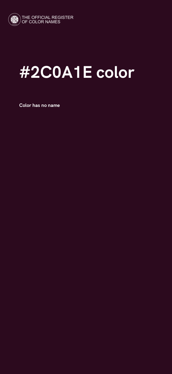 #2C0A1E color image