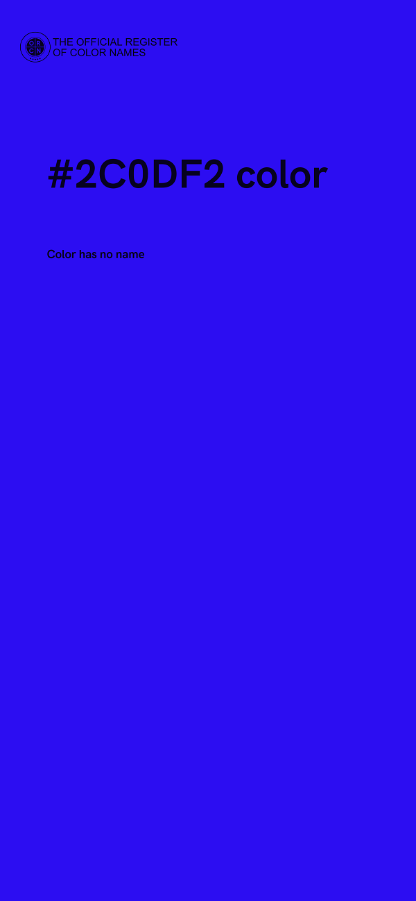 #2C0DF2 color image