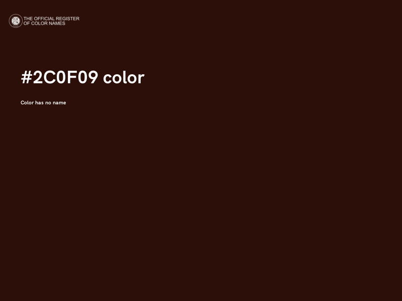 #2C0F09 color image