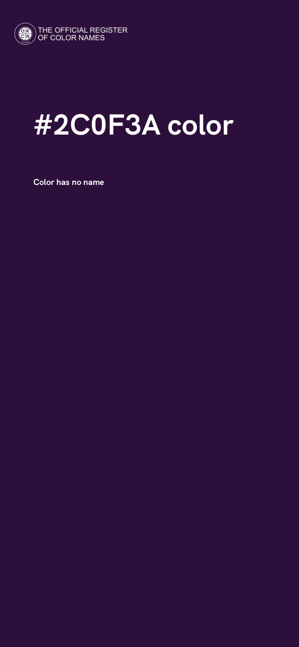 #2C0F3A color image