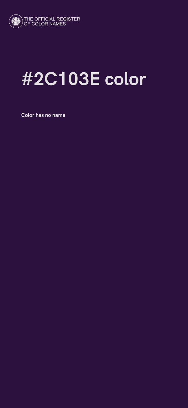 #2C103E color image