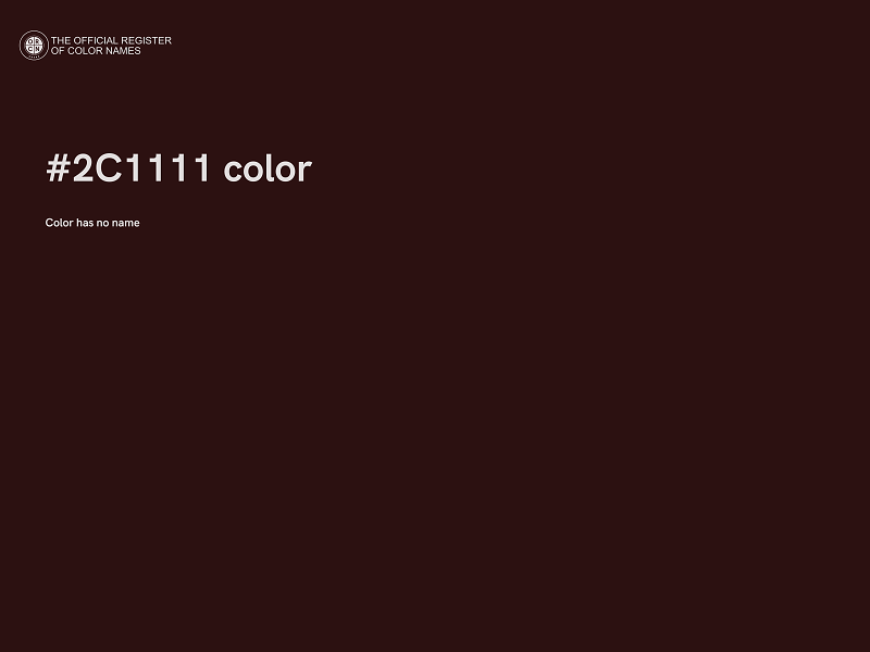 #2C1111 color image