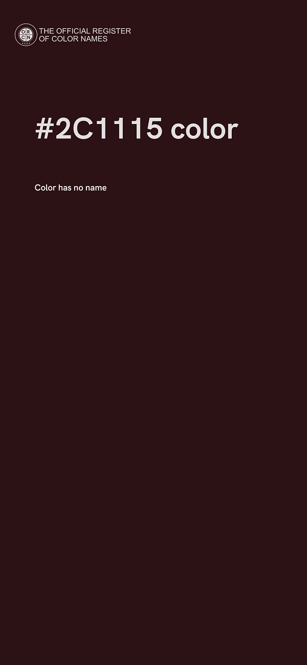 #2C1115 color image