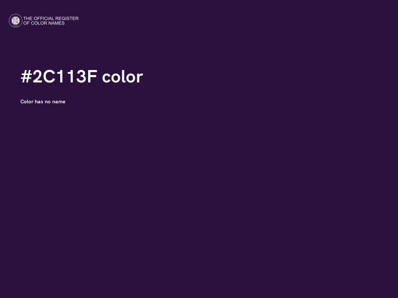 #2C113F color image