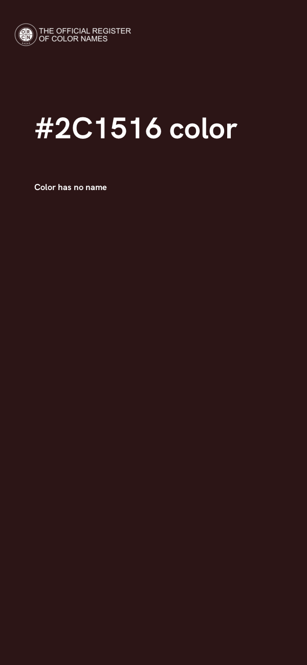 #2C1516 color image