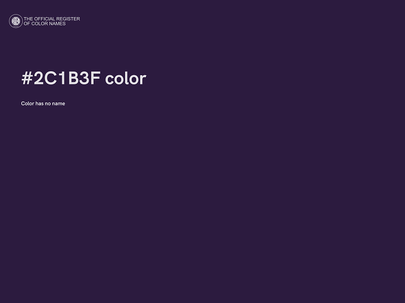 #2C1B3F color image