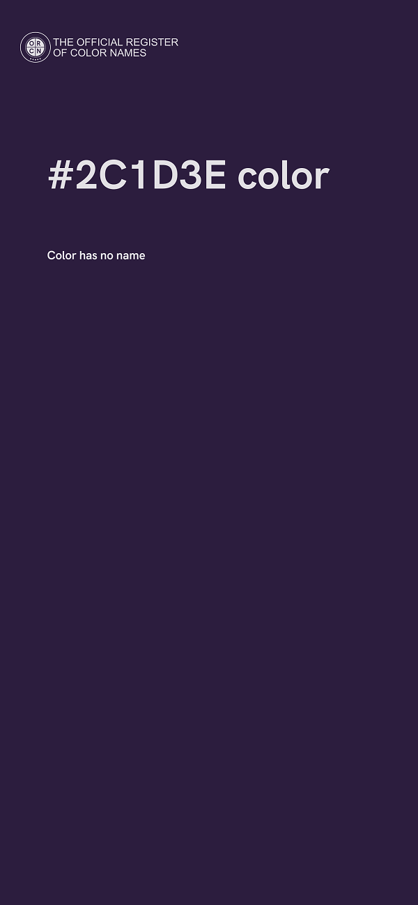 #2C1D3E color image