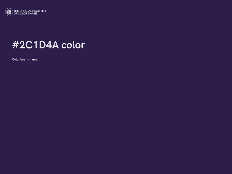 #2C1D4A color image