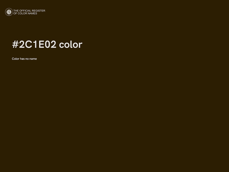 #2C1E02 color image