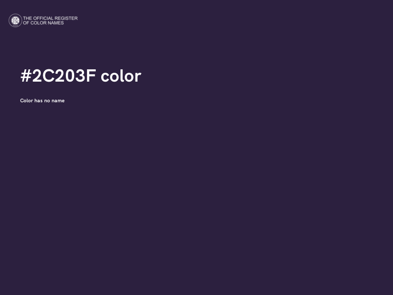 #2C203F color image