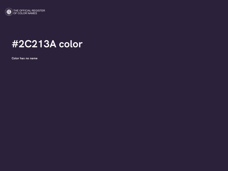 #2C213A color image