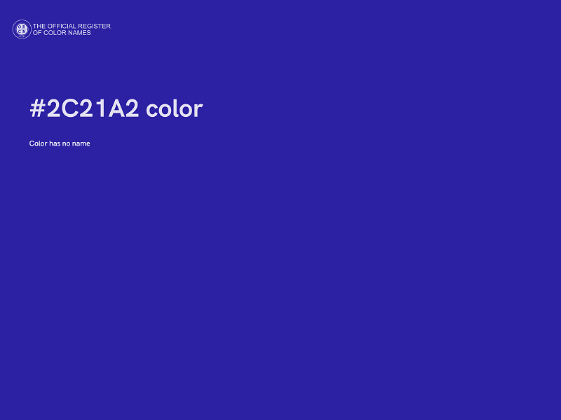 #2C21A2 color image