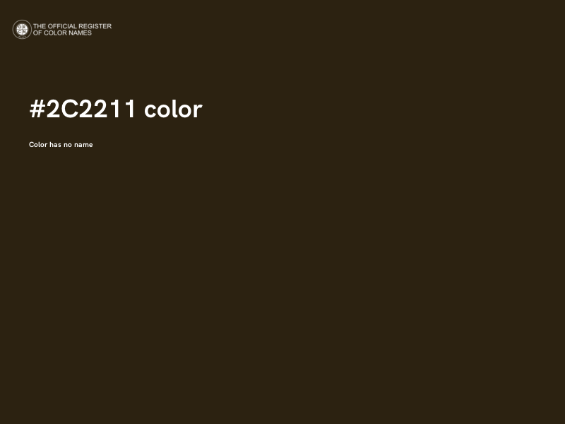 #2C2211 color image