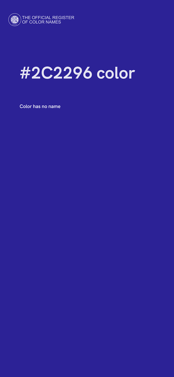 #2C2296 color image