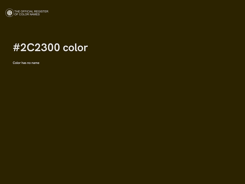 #2C2300 color image