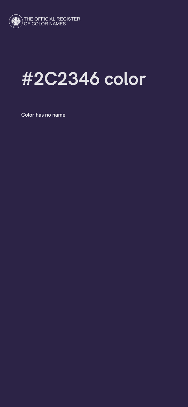 #2C2346 color image
