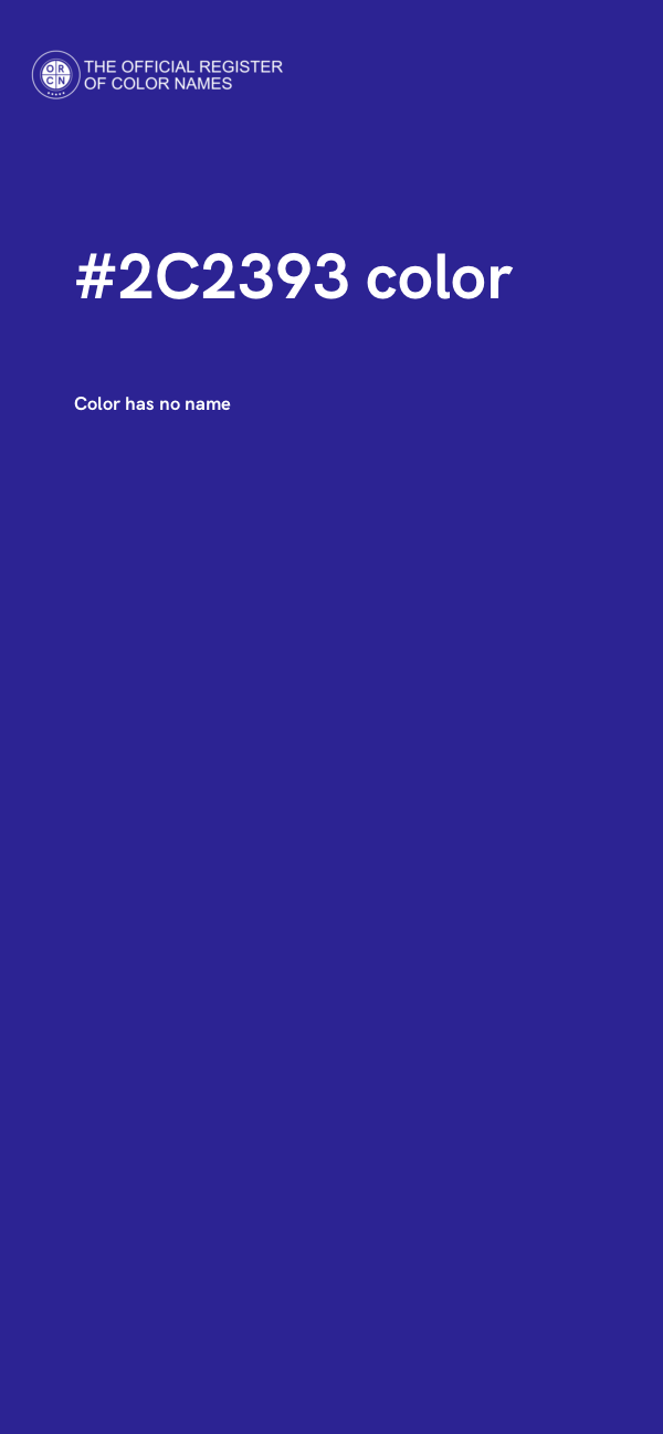 #2C2393 color image