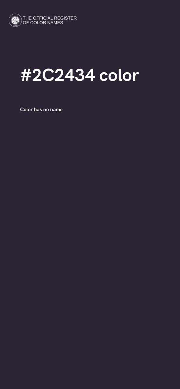 #2C2434 color image