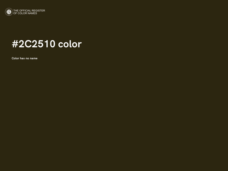 #2C2510 color image
