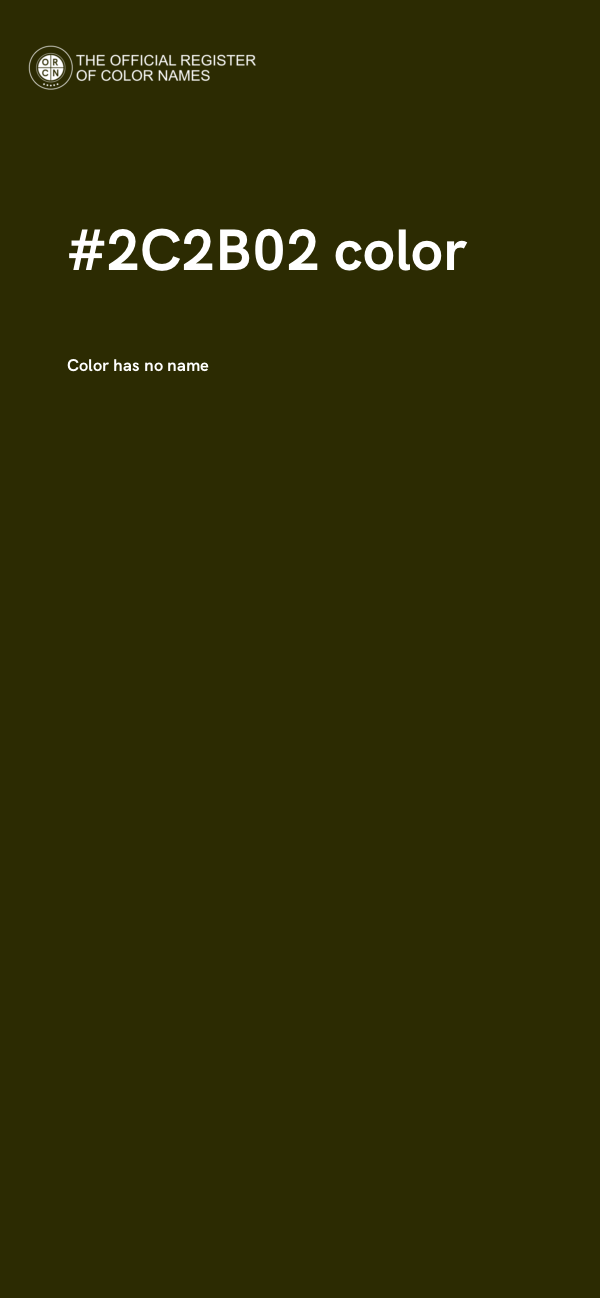 #2C2B02 color image