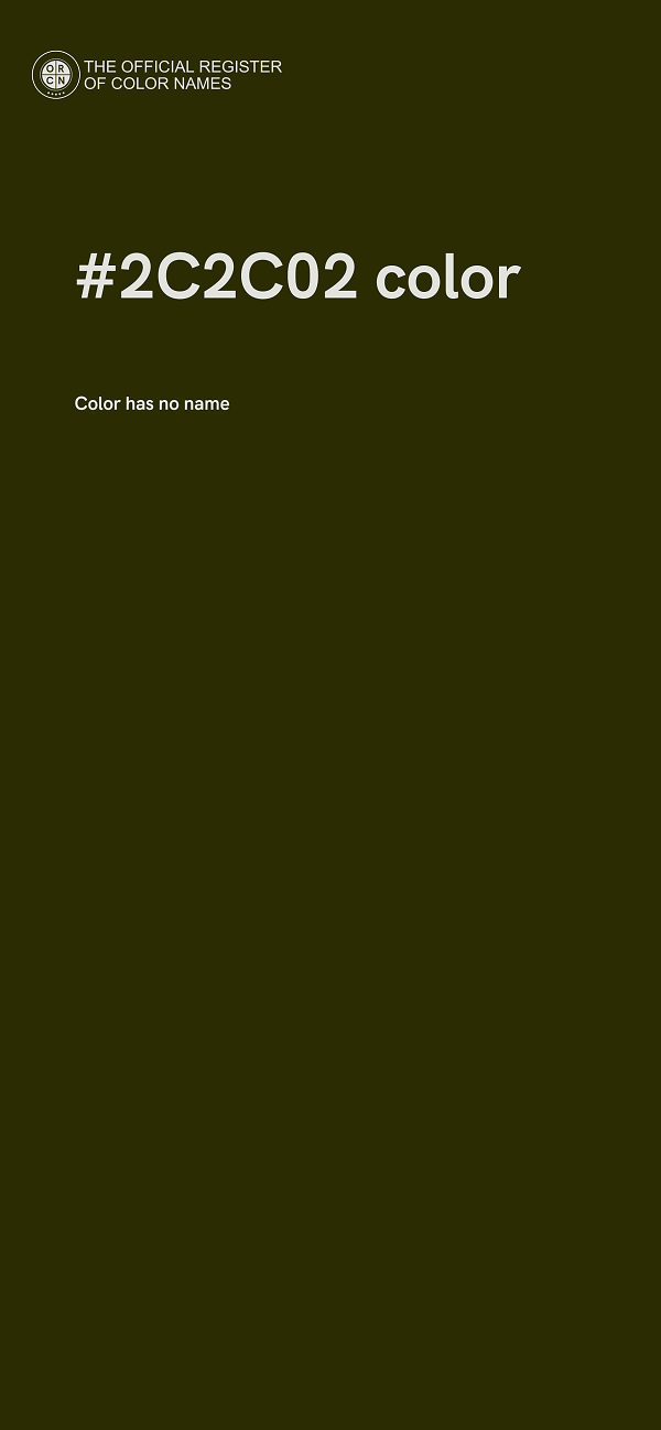 #2C2C02 color image